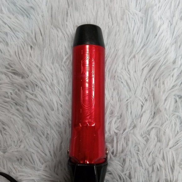 Revlon RV-013 1-1/2" Adjustable Heat Red Aluminum Hair Curling Iron - Picture 2 of 7